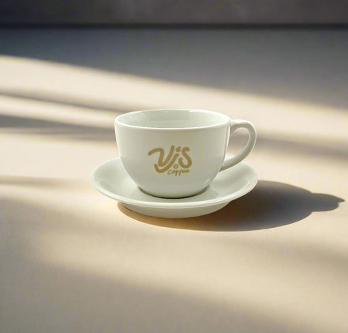Cappuccino Cup & Saucer - Vj Coffee